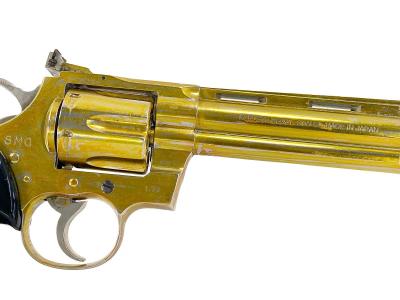 [コクサイ] コルトパイソン 6インチ 金属モデルガン 再塗装品 動作可 サイトネジ外れ (訳あり)サブ画像へ3