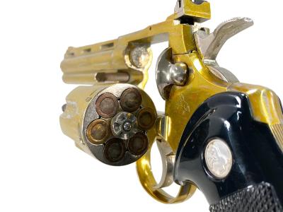 [コクサイ] コルトパイソン 6インチ 金属モデルガン 再塗装品 動作可 サイトネジ外れ (訳あり)サブ画像へ5