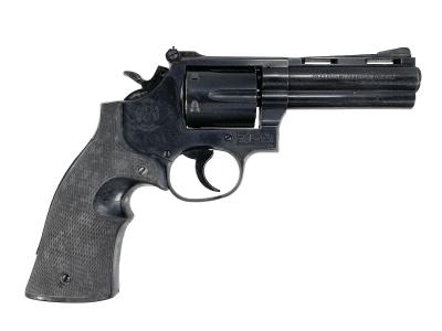 [コクサイ] S&W M586 4インチ HW ラバーグリップカスタム モデルガン (中古)サブ画像へ1
