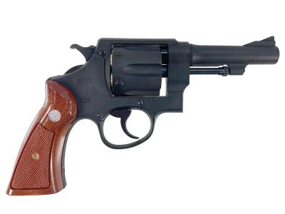 [タナカ] S&W M1917 HE2 ファイブスクリュー 4インチ HW 発火モデルガン グリップカスタム (未発火)サブ画像へ2