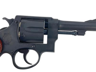 [タナカ] S&W M1917 HE2 ファイブスクリュー 4インチ HW 発火モデルガン グリップカスタム (未発火)サブ画像へ4