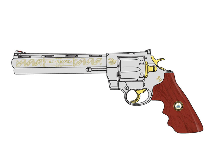 [マルシン] アナコンダ レガシーエディション リアルXカートリッジ 6mmBB シルバーコーティングHW (新品予約受付中!)