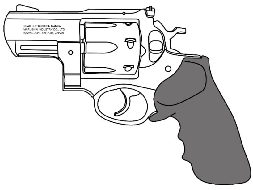 [マルシン] スーパーレッドホーク アラスカン 44マグナムタイプ ホーグタイプグリップ仕様 ガスガン (新品予約受付中!)