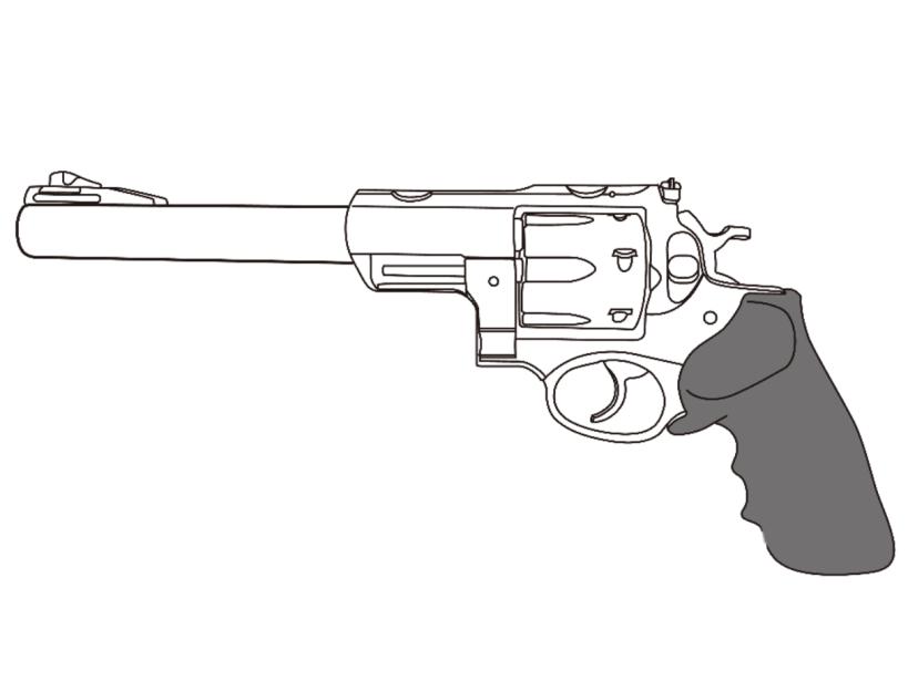 [マルシン] スーパーレッドホーク 7.5インチ 44マグナムタイプ ホーグタイプグリップ仕様 ガスガン (新品予約受付中!)