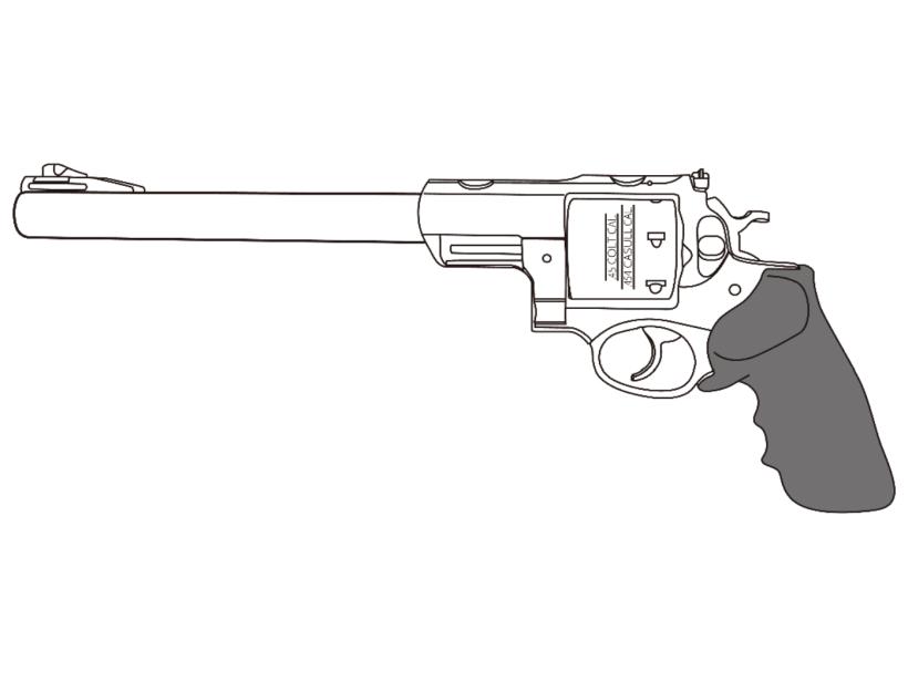 [マルシン] スーパーレッドホーク 9.5インチ 454カスールタイプ ホーグタイプグリップ仕様 ガスガン (新品予約受付中!)