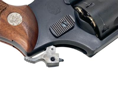 [タナカ] S&W M36 チーフスペシャル 2インチ HW アーリーモデル ガスリボルバー (中古)サブ画像へ6
