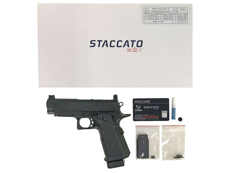 [EMG] STACCATO C2 2011 ガスブローバックガン JPver. (STACCATO Licensed) VIPグリップ (中古)