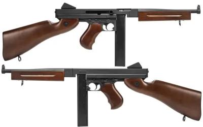 [EMG JAPAN KingArms] トンプソン M1A1 ミリタリー リアルウッド トンプソン正規ライセンス 電動ガン (新品予約受付中! 特典あり)サブ画像へ1
