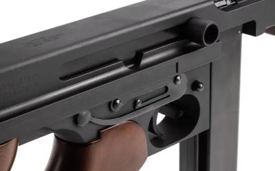 [EMG JAPAN KingArms] トンプソン M1A1 ミリタリー リアルウッド トンプソン正規ライセンス 電動ガン (新品予約受付中! 特典あり)サブ画像へ5