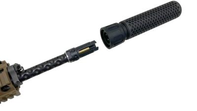 [WE] KAC PDW TAN 8インチバレル Gen.3 オープンボルトVer. サプレッサーカスタム (中古)サブ画像へ4