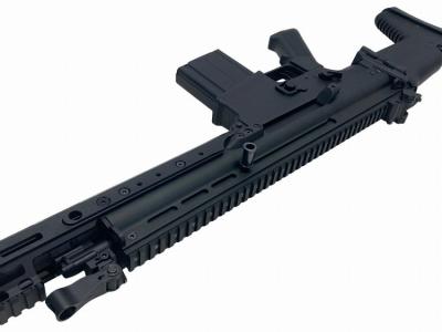 [DOUBLE BELL] SCAR-H MREX レイルハンドガードカスタム ブラック  電動ガン (中古)サブ画像へ8