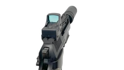 [東京マルイ] M93R 電動ハンドガン レイルスライド＆マイクロプロサイト＆サイレンサーカスタム ガンケース付 (中古)サブ画像へ6