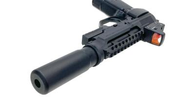 [東京マルイ] M93R 電動ハンドガン レイルスライド＆マイクロプロサイト＆サイレンサーカスタム ガンケース付 (中古)サブ画像へ7