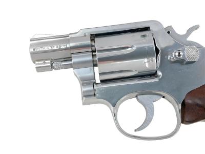 [コクサイ] S&W M64 2インチ 木製グリップカスタム グリップスクリュー欠品 動作可 モデルガン (訳あり)サブ画像へ2