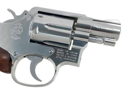 [コクサイ] S&W M64 2インチ 木製グリップカスタム グリップスクリュー欠品 動作可 モデルガン (訳あり)サブ画像へ3