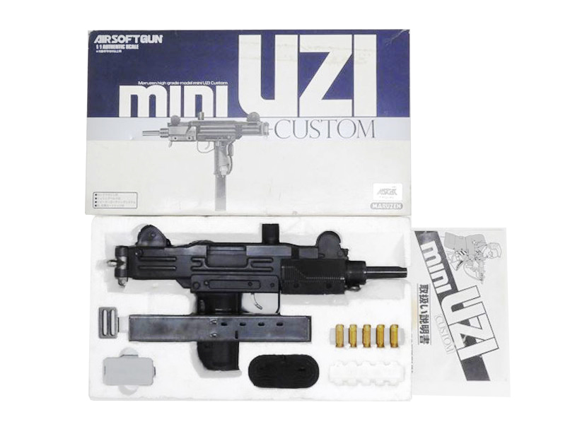 [マルゼン] mini UZI ミニウージー・カスタム カートリッジ式 エアコッキング (中古)