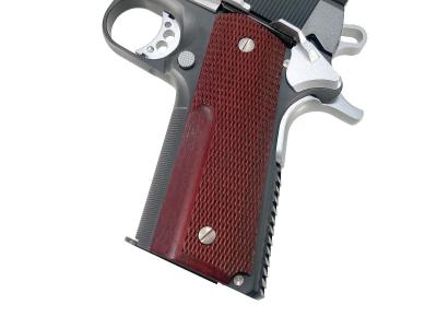 [WA] コルト ガバメントスネークマッチ デルタver./ウッドグリップ  ガスブローバック サプレッサ付き (中古)サブ画像へ5