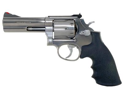 [マルシン] S&W M686 4インチ シルバーABS 発火モデルガン ラバーグリップカスタム (中古)サブ画像へ1