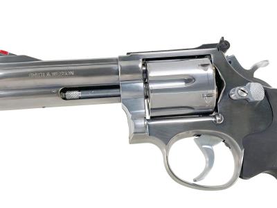 [マルシン] S&W M686 4インチ シルバーABS 発火モデルガン ラバーグリップカスタム (中古)サブ画像へ3