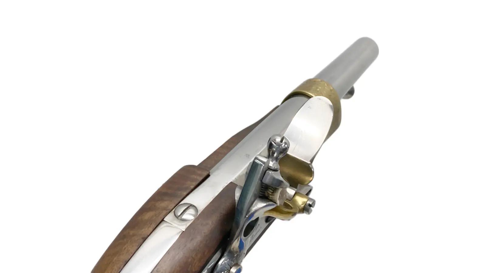 フランクリンミント] ナポレオン フリントロックピストル 木&鉄&真鍮製