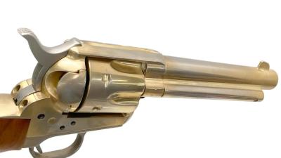[マルシン] コルト SAA.45 ピースメーカー 5・1/2インチ SMG 金属モデルガン メッキ若干薄め (中古)サブ画像へ4