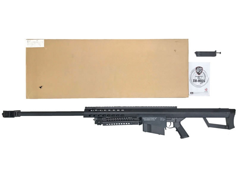 [SNOW WOLF] バレット/BARRET M82A1 フルメタル・エアコッキング ホワイト刻印Ver. (中古)