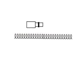 [A!CTION] モーゼル C96 RED9  Type-X 対応 デトネーター メインスプリングセット (新品予約受付中!)