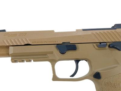 [SIG AIR Proforce_LayLax] P320-M17 CO2 GBB CO2ガスブローバック TAN アウターバレルカスタム ガンケース付属 (中古)サブ画像へ3