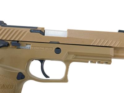 [SIG AIR Proforce_LayLax] P320-M17 CO2 GBB CO2ガスブローバック TAN アウターバレルカスタム ガンケース付属 (中古)サブ画像へ4