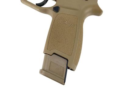 [SIG AIR Proforce_LayLax] P320-M17 CO2 GBB CO2ガスブローバック TAN アウターバレルカスタム ガンケース付属 (中古)サブ画像へ5