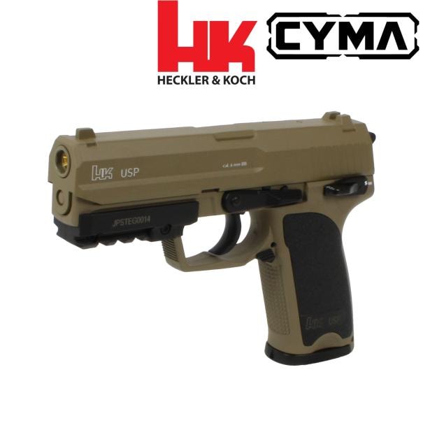 [CYMA] H&K 正規ライセンス USP MOSFET 電動ハンドガン TAN  CM125STN (新品)