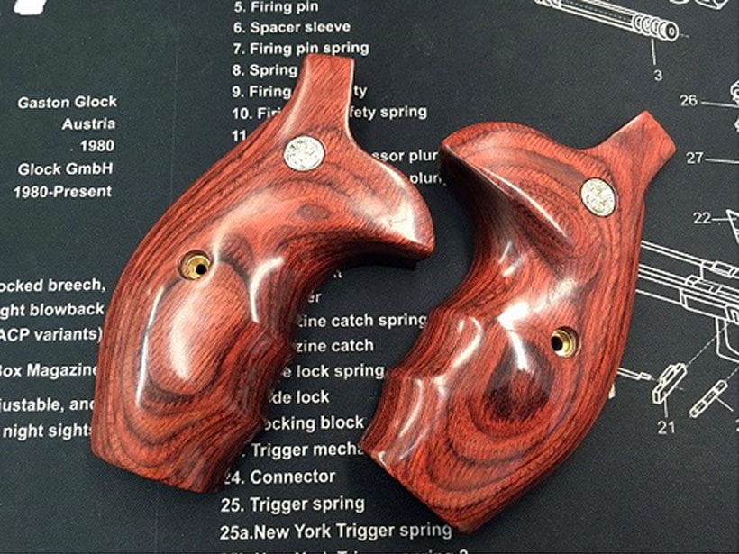 [アルタモント] S&W Nフレーム RDメダル付き O/S スムース 木製グリップ 赤/ローズ (中古)