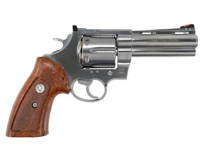 [マルシン] コルト アナコンダ シルバーABS マキシ8 4インチ 8mmBB ガスリボルバー グリップ塗装 (中古)サブ画像へ1