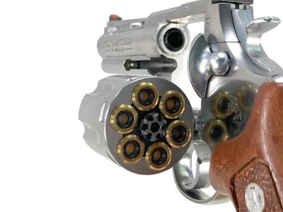[マルシン] コルト アナコンダ シルバーABS マキシ8 4インチ 8mmBB ガスリボルバー グリップ塗装 (中古)サブ画像へ6