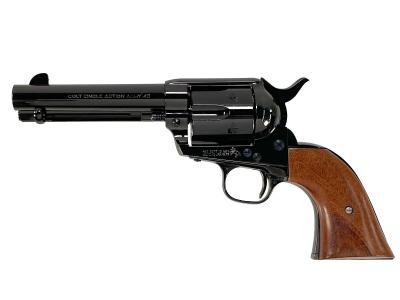 [タナカ] コルト SAA.45 シビリアン 4-3/4インチ スチールジュピターフィニッシュ ガスリボルバー グリップカスタム (中古)サブ画像へ1