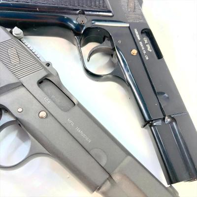 [マルシン] ブローニングハイパワーM1935 ブローバックモデルガン ハイパワーABS・ミリタリーHW セット (訳あり)サブ画像へ5