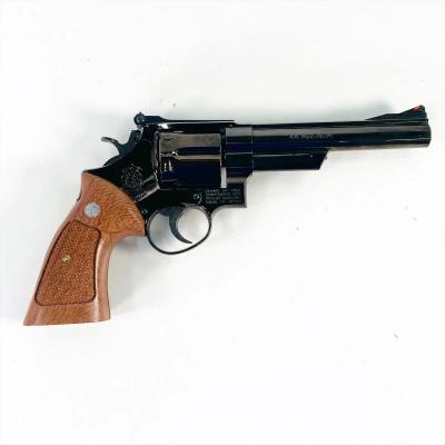 [コクサイ] S&W M29 NEW 44マグナム 6インチ No.75 ABS スチールブルーフィニッシュ 発火モデルガン 木製グリップカスタム (中古)サブ画像へ2