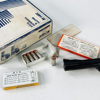 [コクサイ] S&W M29 NEW 44マグナム 6インチ No.75 ABS スチールブルーフィニッシュ 発火モデルガン 木製グリップカスタム (中古)サブ画像へ3