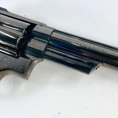 [コクサイ] S&W M29 NEW 44マグナム 6インチ No.75 ABS スチールブルーフィニッシュ 発火モデルガン 木製グリップカスタム (中古)サブ画像へ5