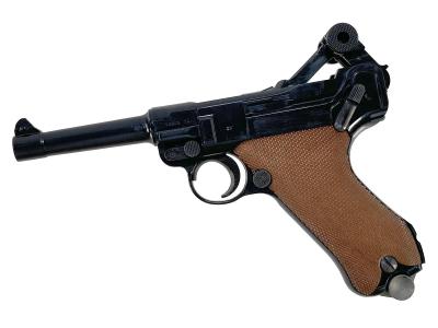 [MGC] ルガーP08 4インチ ABS MG-BLK オープンカート 発火モデルガン グリップ難 (訳あり)サブ画像へ5