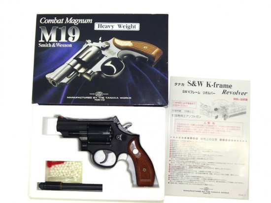 [タナカ] S&W M19 コンバットマグナム 2.5インチ HW ガスリボルバー (中古)