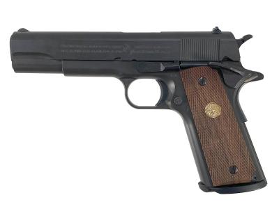 [東京マルイ] コルト M1911A1 ガバメント ガスブローバック マグウェル 木製グリップカスタム (中古)サブ画像へ1
