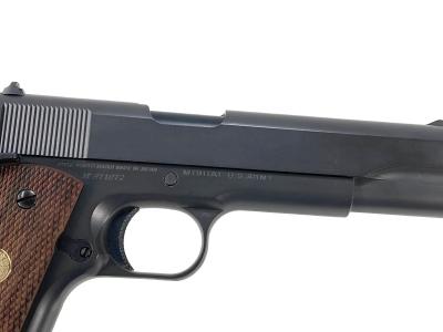 [東京マルイ] コルト M1911A1 ガバメント ガスブローバック マグウェル 木製グリップカスタム (中古)サブ画像へ4