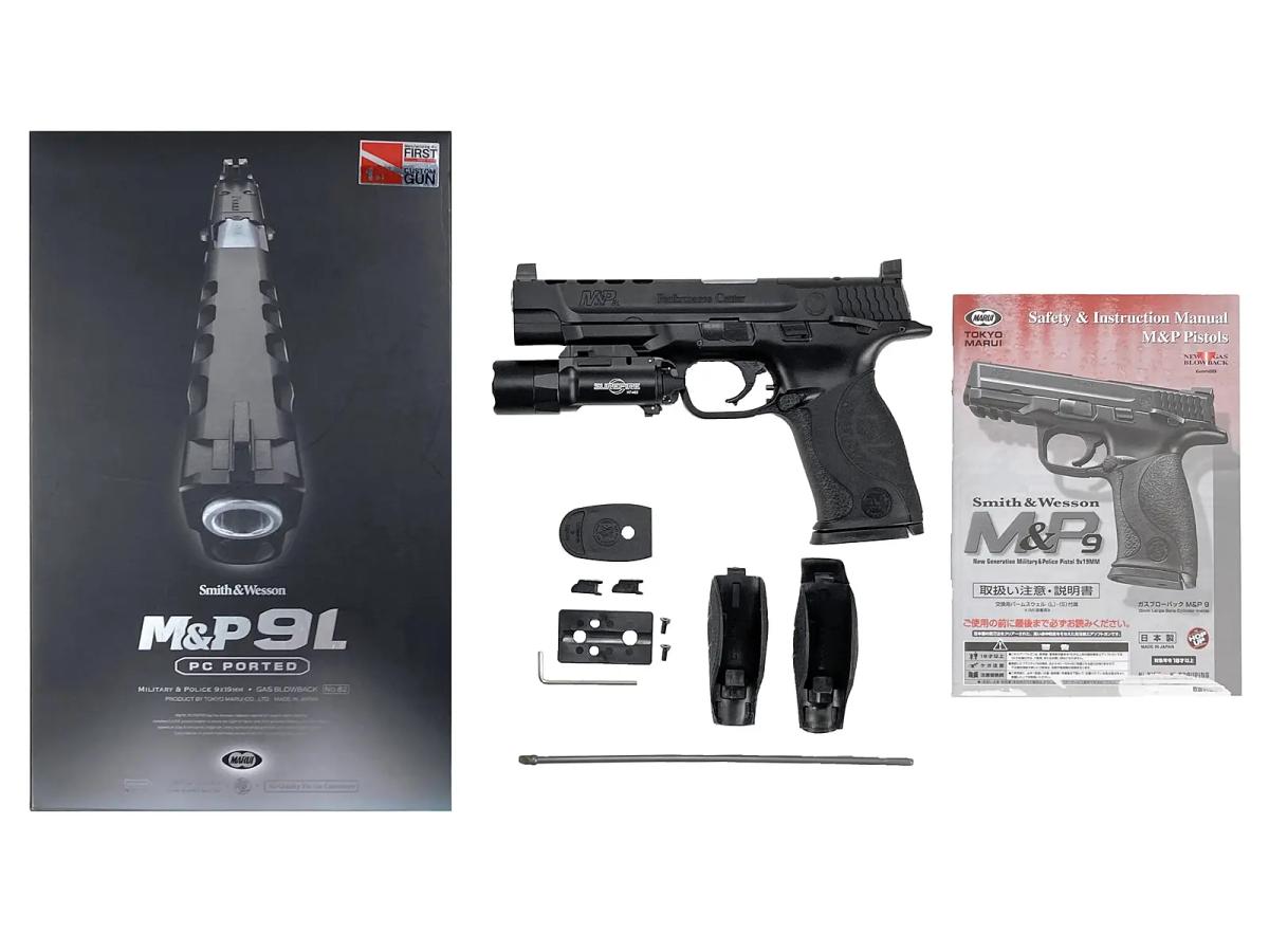[東京マルイ] S&W M&P 9L PCポーテッド ガスブローバック フラッシュライト装備 (中古)