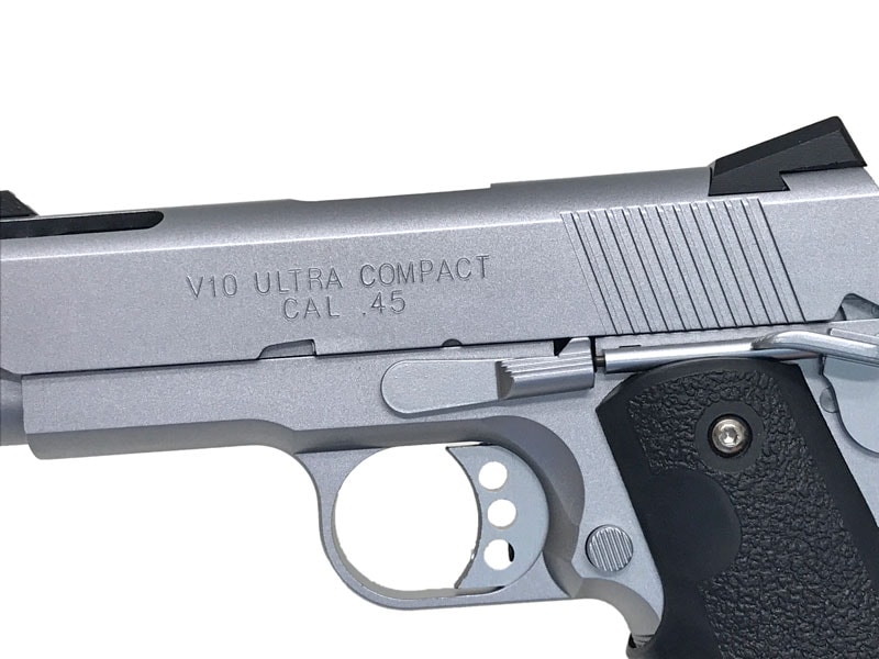 WA] V10 ウルトラコンパクト 07シルバー ガスブローバック (中古