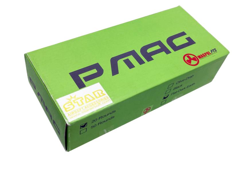 MAGPUL PTS/STAR] PMAG 20連ショートマガジン スタンダードM4系