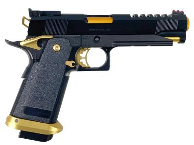 [東京マルイ] ハイキャパ5.1 ゴールドマッチ/GOLD MATCH ガスブローバック ゴールドパーツカスタム (中古)サブ画像へ2