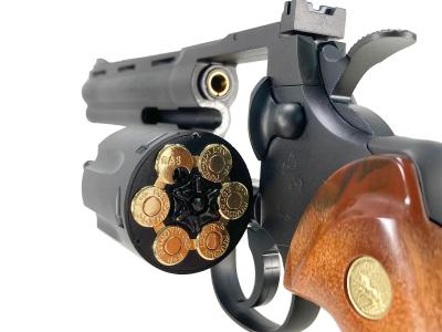 [タナカ] コルト パイソン 357マグナム 6インチ Rモデル HW ガスリボルバー 26/09以降ロット (新品)サブ画像へ7