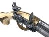 [DENIX] 古式銃 フリントロックピストル 4バレル 金属製 観賞用レプリカ No.1310 (中古)