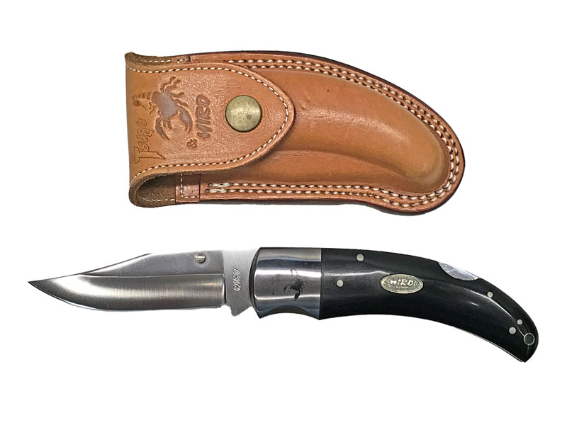 [Tsuge＆HIRO] フォールディングナイフ 434 ニューホルダー シース付き (中古)